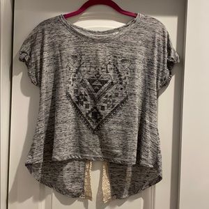 Open back hollister top